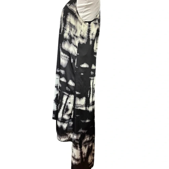 BCBG MAX AZRIA Black Combo Rory  Sleeveless Halter Neck Dress - Picture 7 of 10